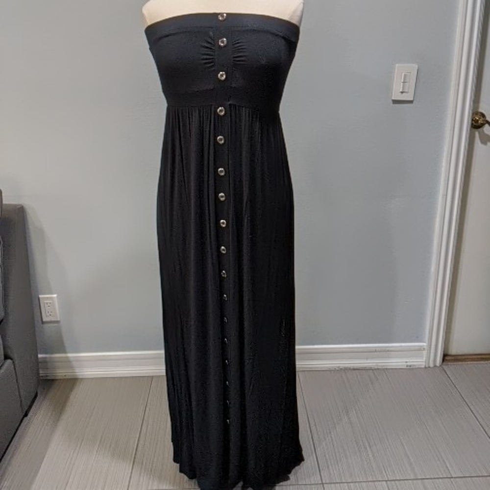 Kensie Black Strapless Dress